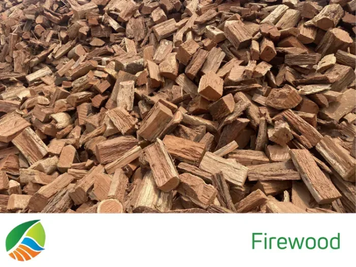 A pile of firewood is stacked on top of each other