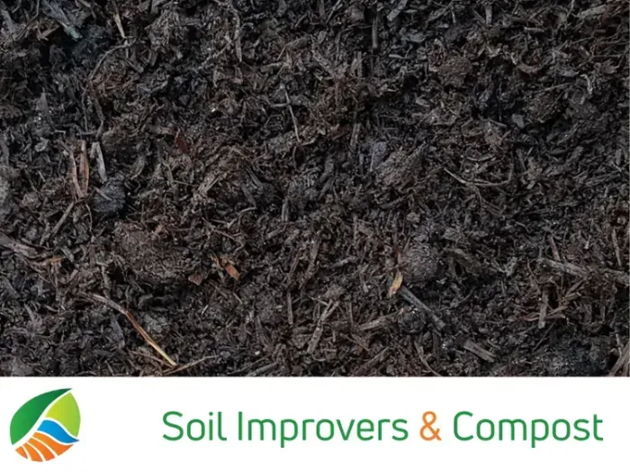 A close up of a pile of compost