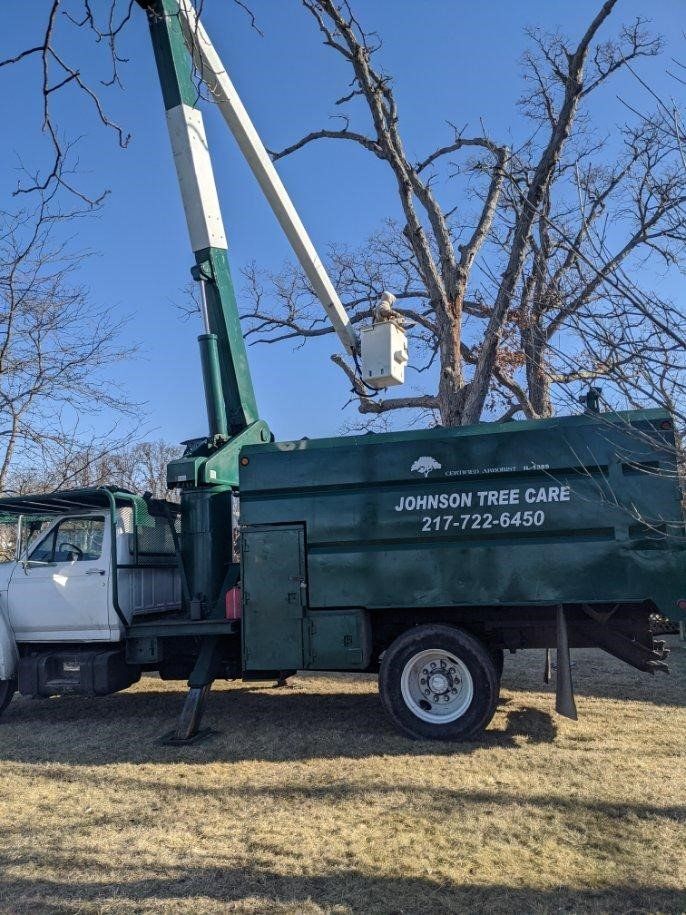 Brad Johnson Truck — Ludlow, IL — Johnson Tree Care