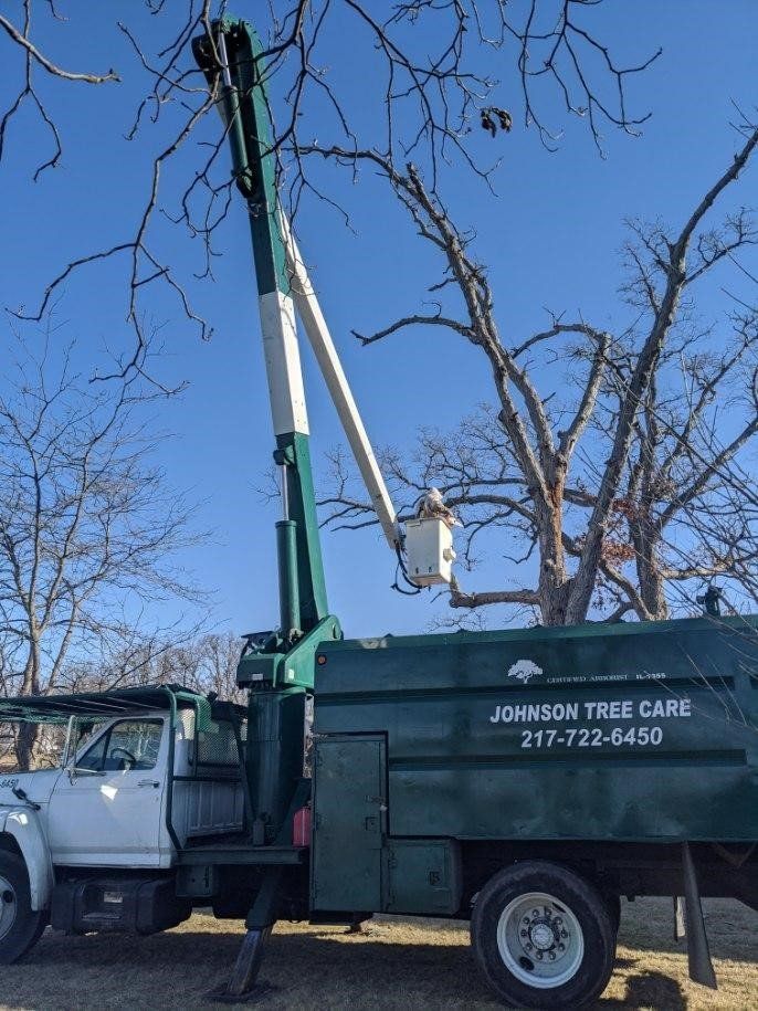 Bucket Truck — Ludlow, IL — Johnson Tree Care