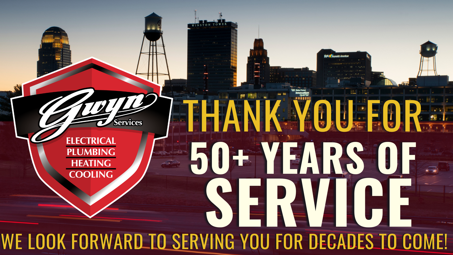 Thank you for 50+ Years of Service! We look forward to decades to come!