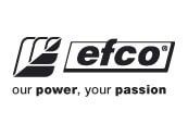 Logo Efco con foglie stilizzate e testo