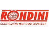 Logo per Rondini, azienda italiana, con testo rosso e icona a forma di globo.