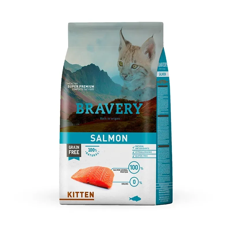 Bravery Kitten Salmon 2Kg