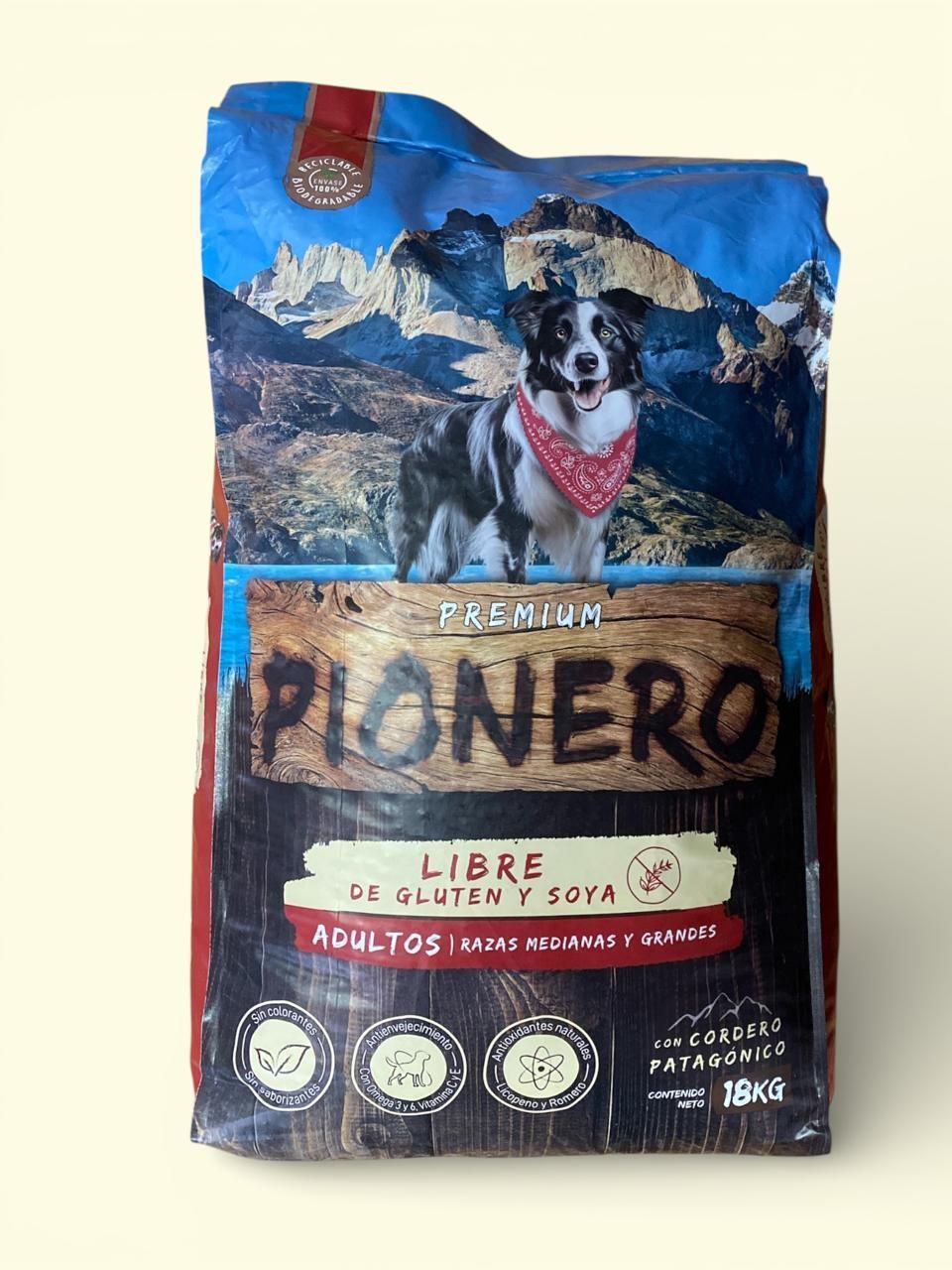 Alimento Pionero Adulto 18 Kg - Cordero