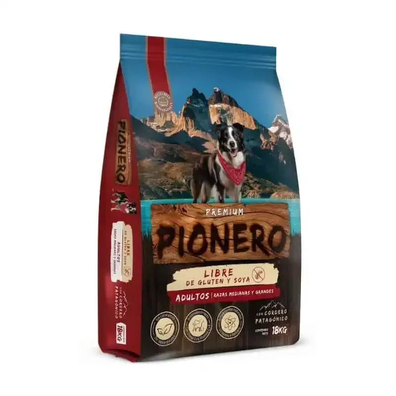 Pionero Adulto 18 Kg - Con Cordero Patagónico