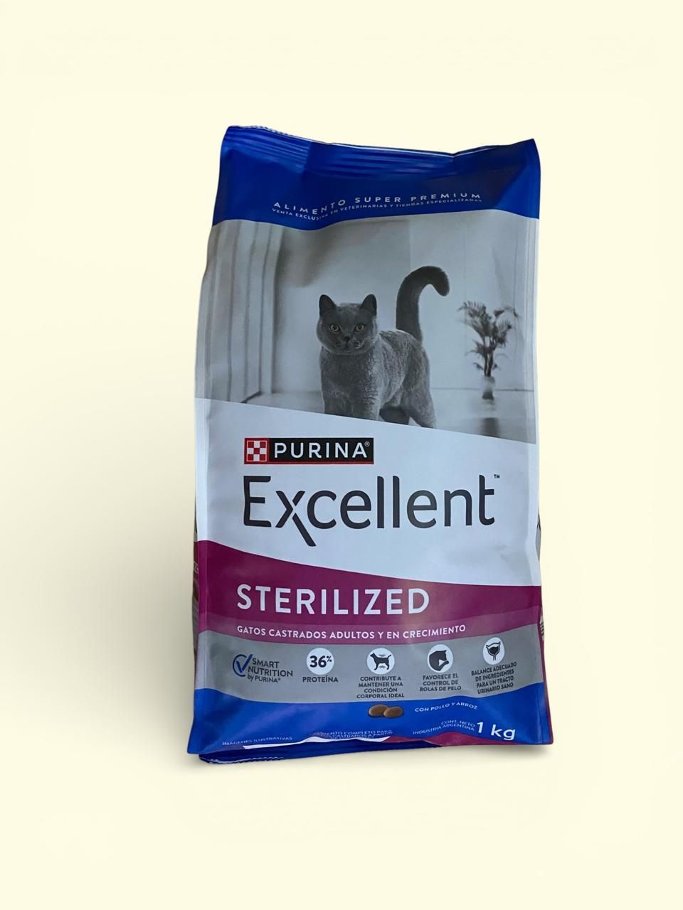 Alimento Purina Excellent Gato Esterilizado 1 Kg