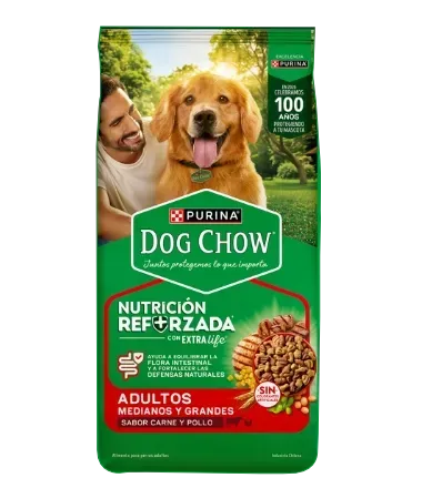 Purina Dog Chow ADULTOS 3 Kilos Medianos y Grandes (Carne y Pollo)