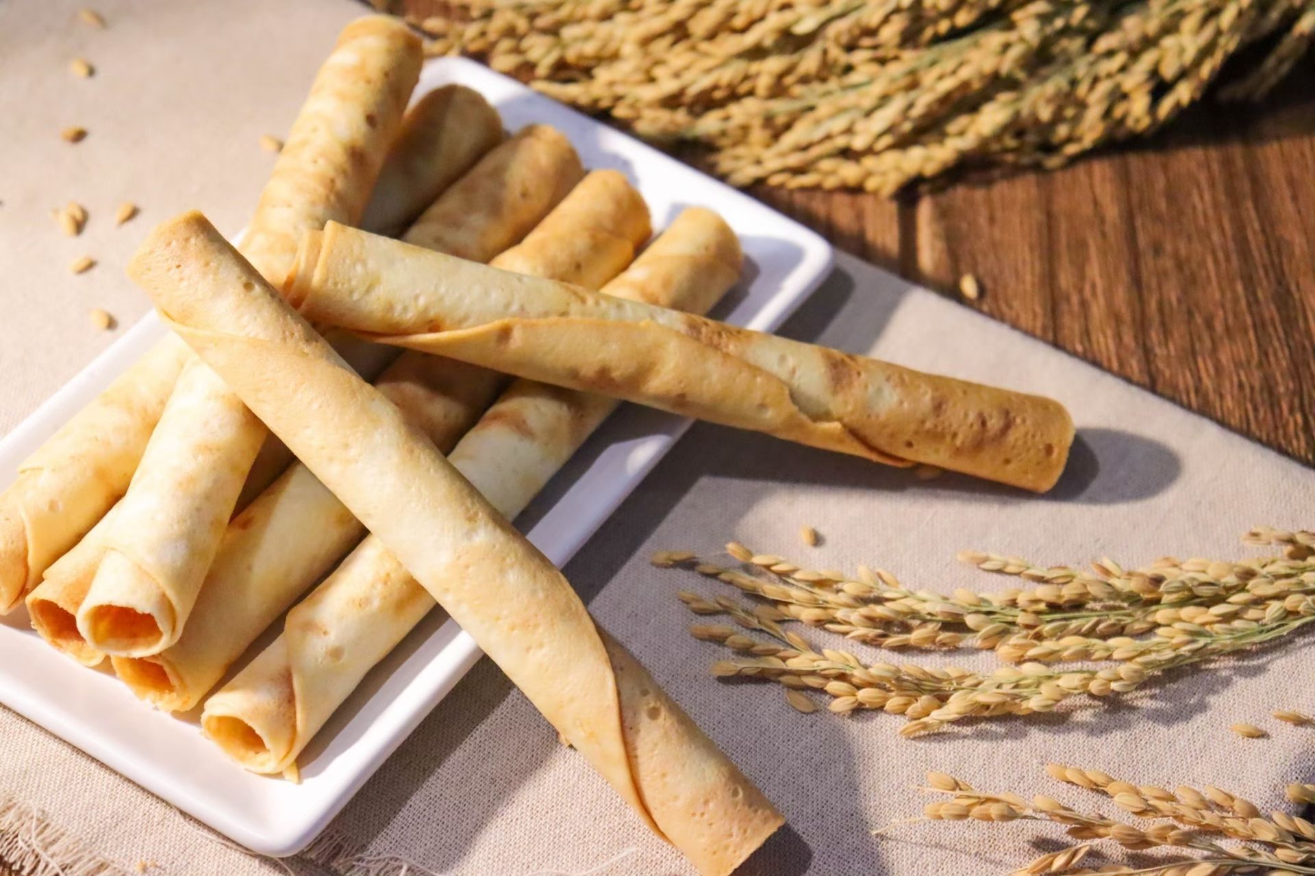 純手工香米蛋捲12入(高麗菜)(鹹)(無麩質)