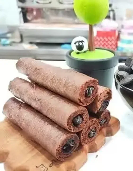 純手工香米蛋捲(12入)(可可)(無麩質)(蛋素)