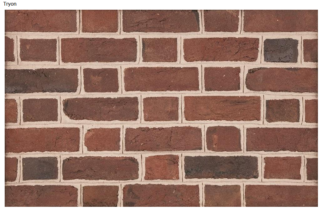 Brick wall with red-brown bricks and white mortar.