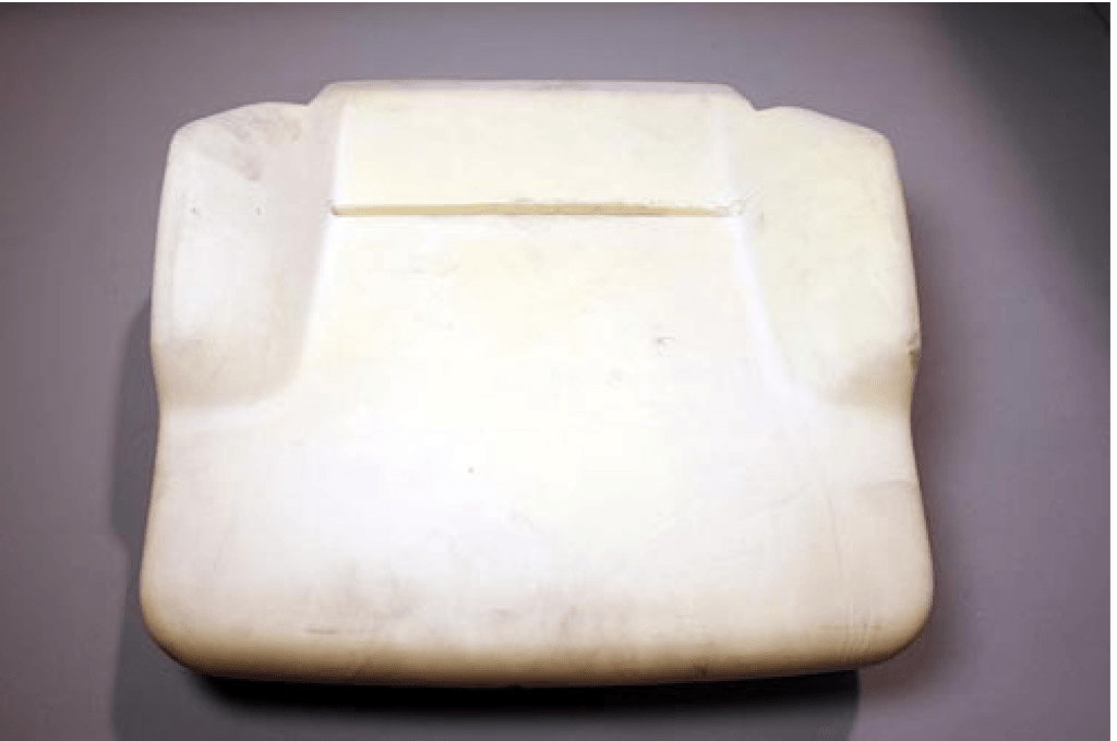 A White Foam Seat Cushion - Thomastown, VIC - KAB Performance Seating