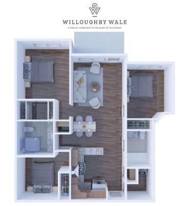 3 bedroom of Willoughby Walk