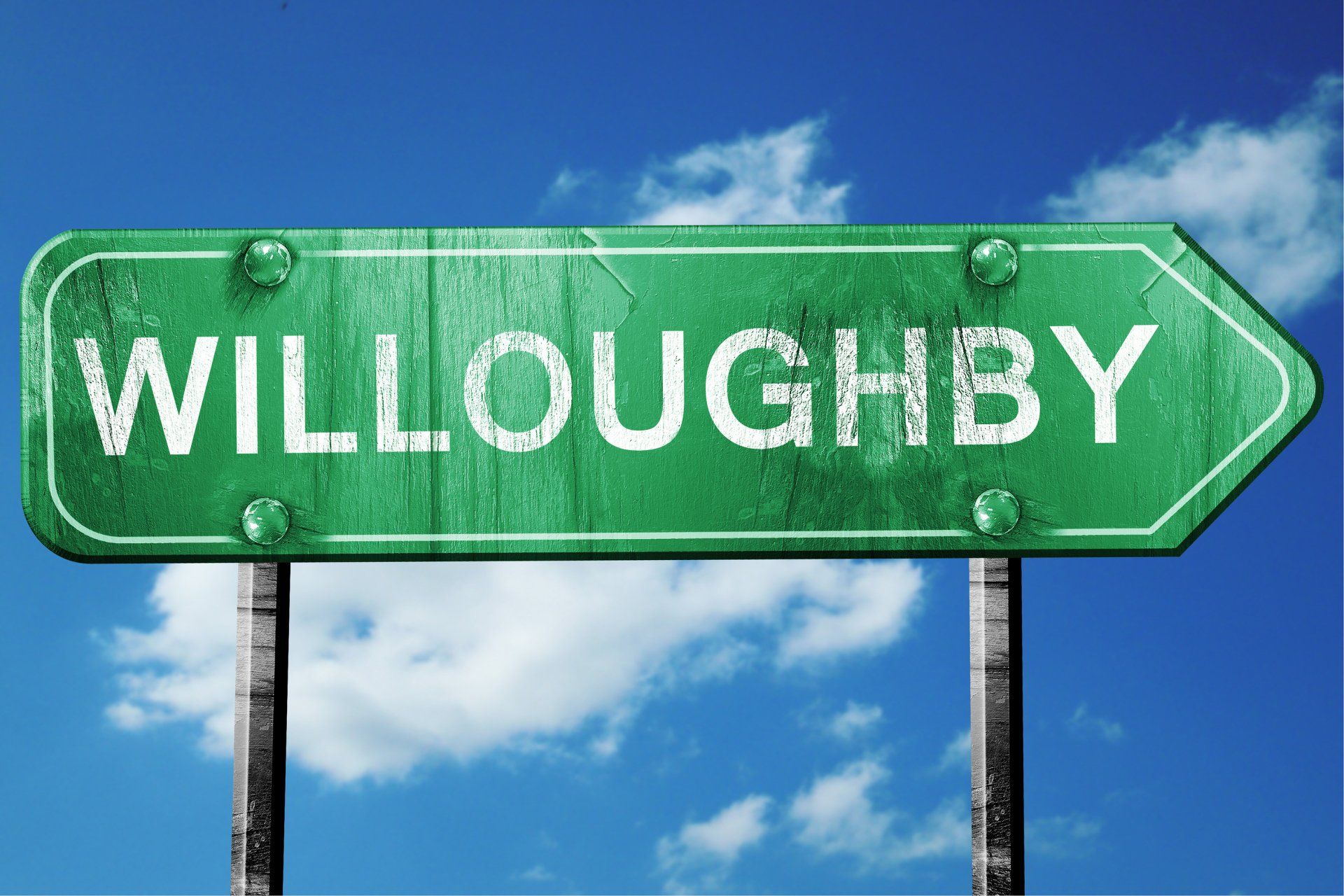 Willoughby Road Sign