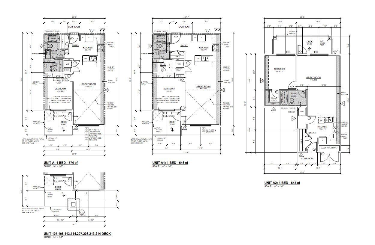 Willoughby Walk 1 bedroom floor plan