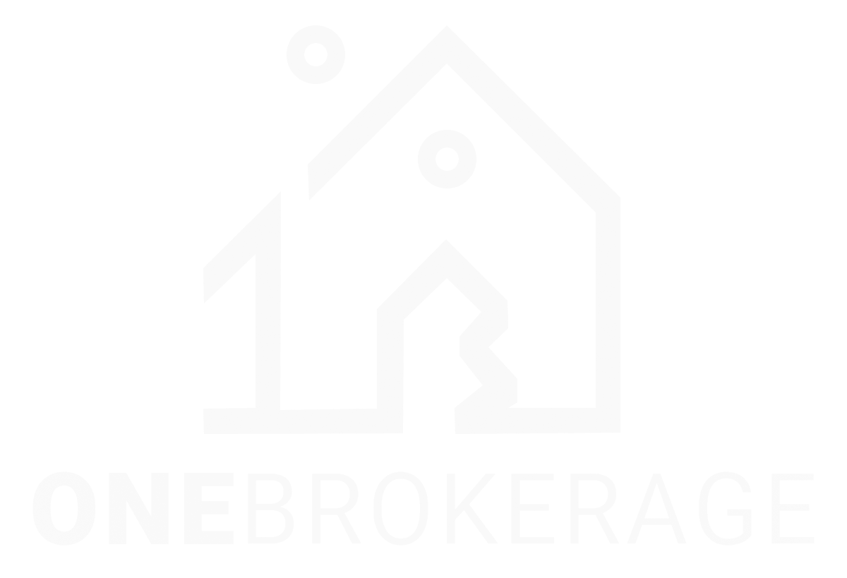The logo for one brokerage shows a house with a roof.