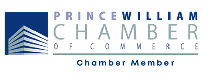 The logo for the prince william chamber of commerce