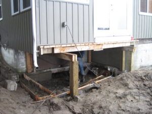 Basement foundation underpinning
