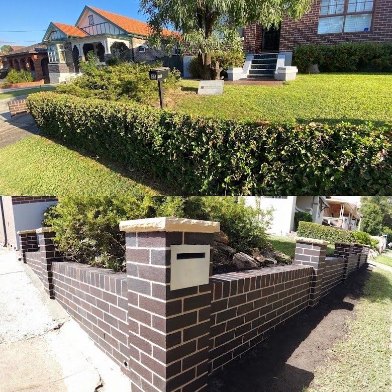 Custom Bricks Fence - Enfield, NSW - COB Bricklaying