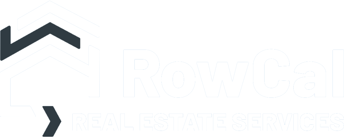 RowCal Real Estate Services Logo - White - Header - Click to go home