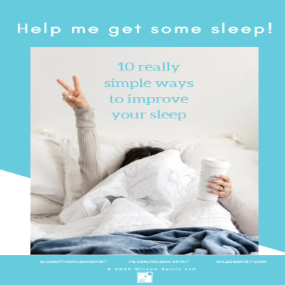 10 Really Simple Tips to Improve your Sleep from Wilson Spirit