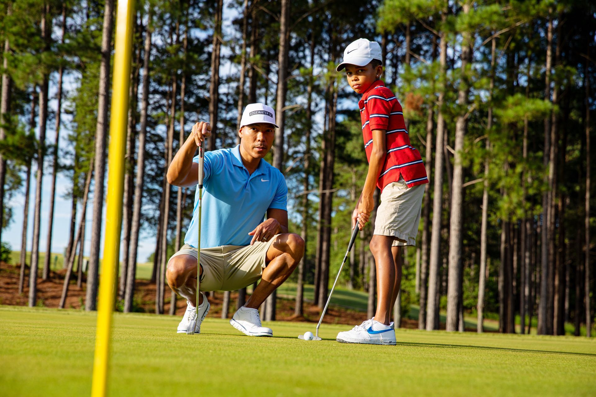 a group of people are riding a wave on a lake