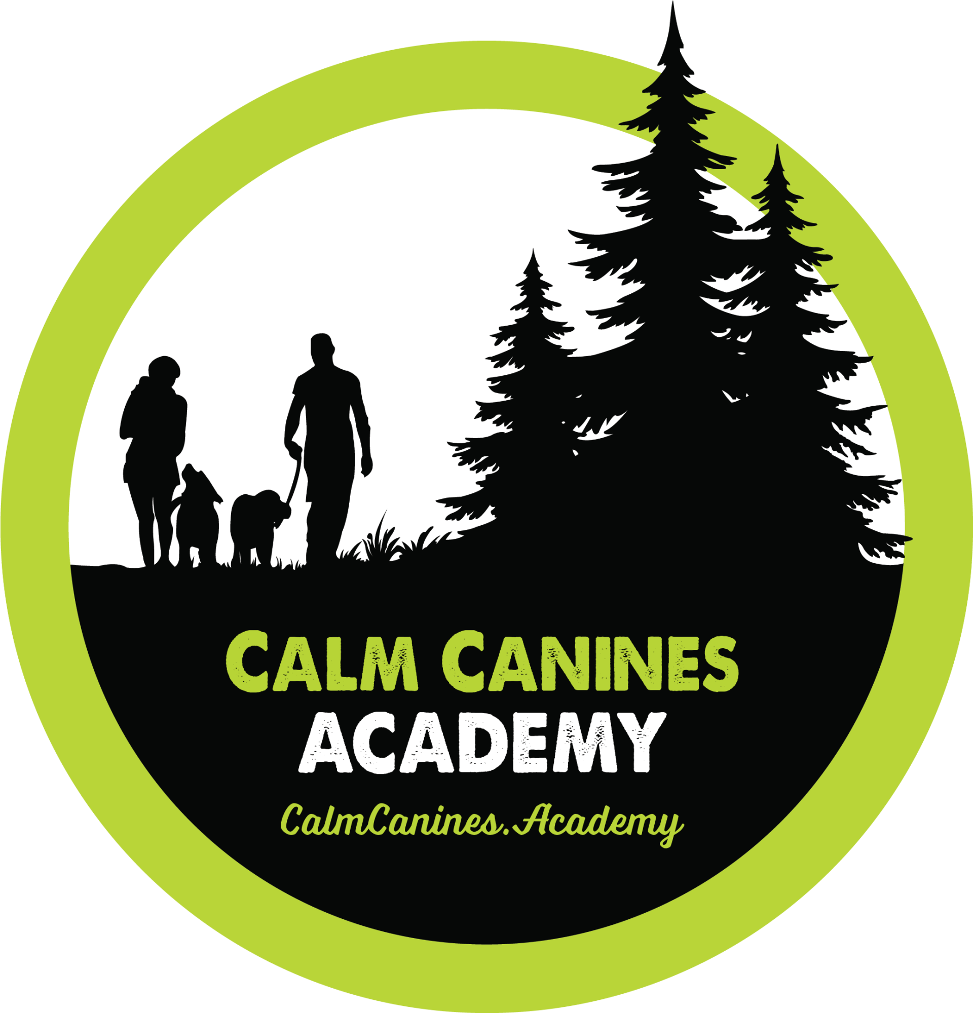 Calm Canines Academy in Newark Vermont logo.