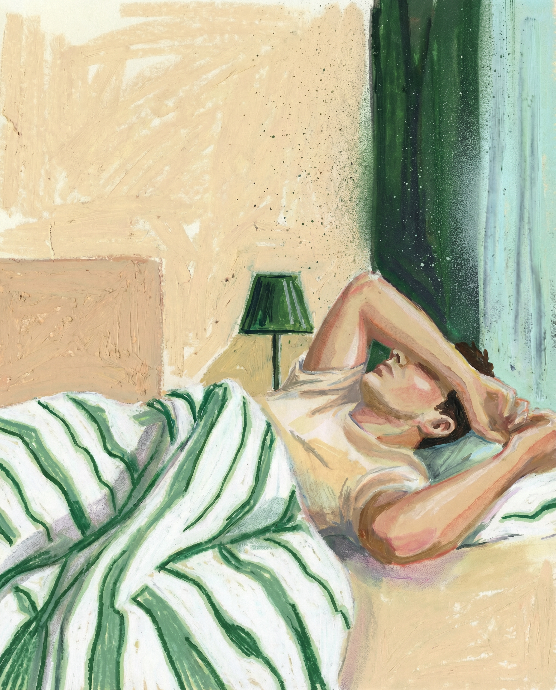 Quarto moderno com colchão ortopédico Persono ideal para aliviar dores de costas