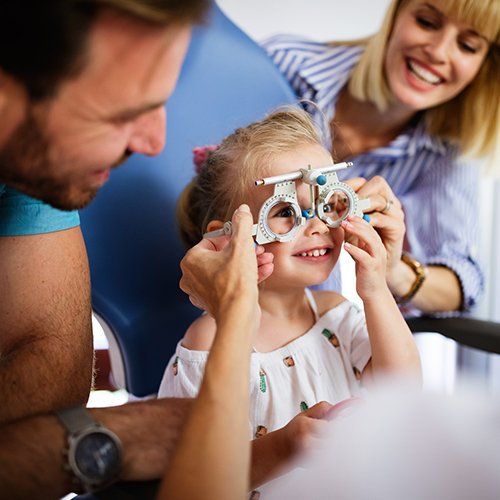 Eye Vision of Little Cute Girl — Danvers, MA — North Shore Eye Specialists