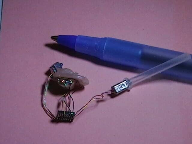 Small and Large Hearing Aids — Hearing Aid Next to Ballpen — Bend, OR