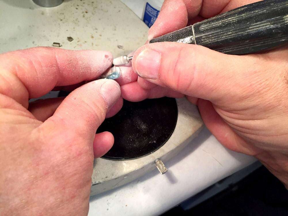 Hearing Aid Fix — Sanding an Ear Tip — Bend, OR