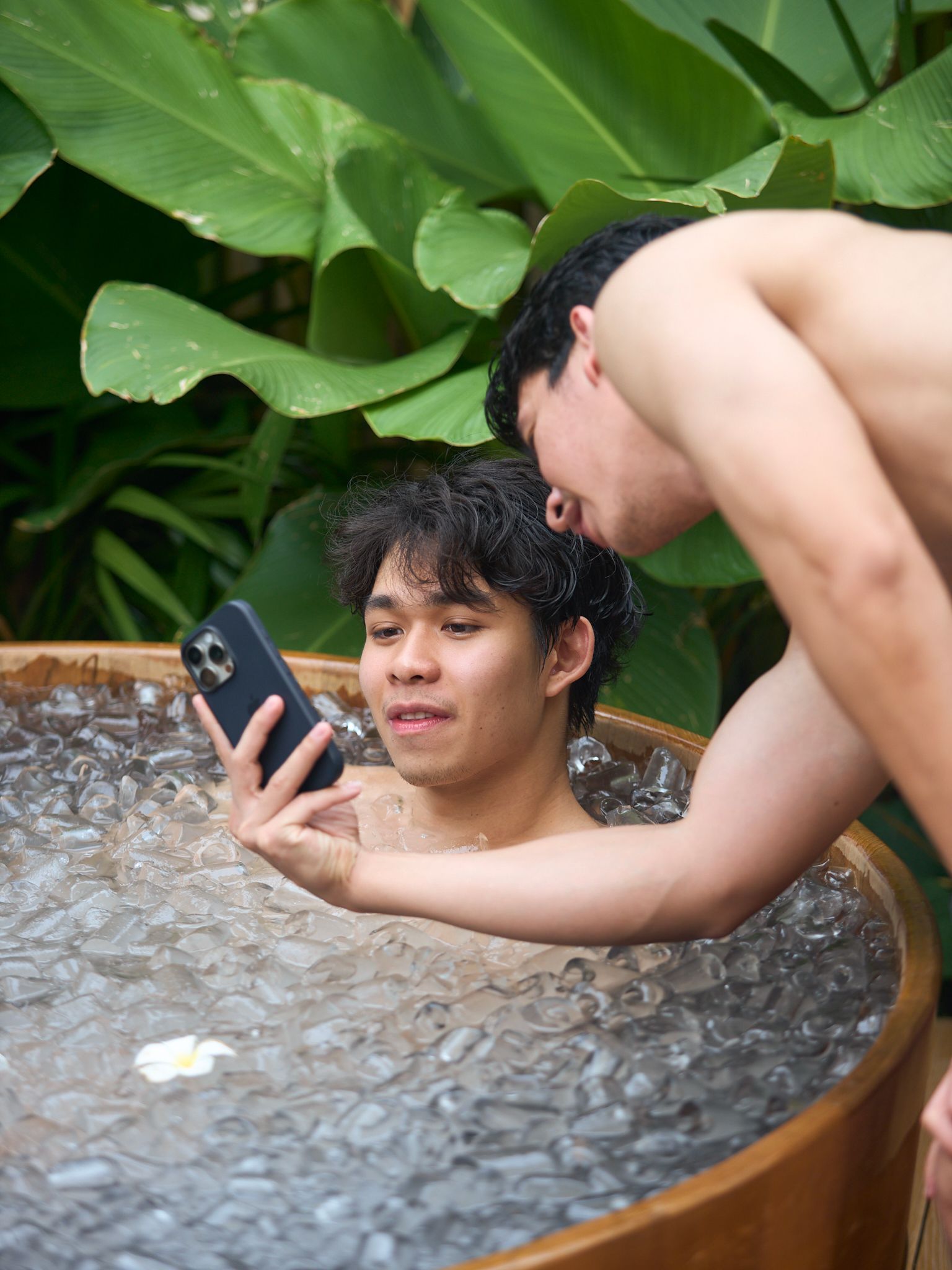 Ice bath in Bangkok