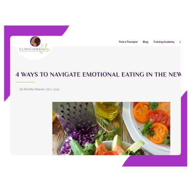 Article: 4 Ways to Navigate Emotional Eating in the New Year