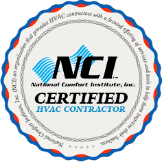 NCI Certified HVAC Contractor