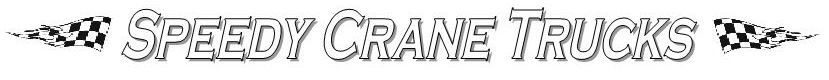 Speedy Crane Trucks Logo