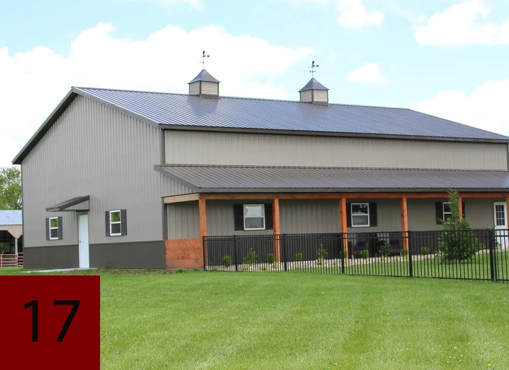 Big Barn Finish Project Side – Warsaw, Mo – Golden Rule Company
