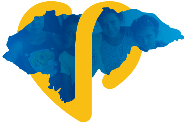 Heart to Honduras logo with children in the center.