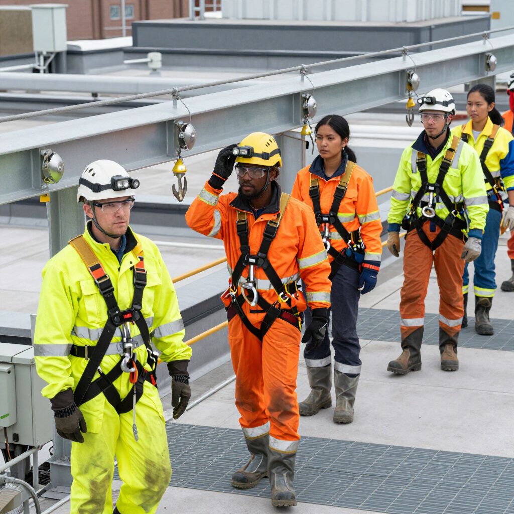 installazione linee vita sicurezza lavoro  LV Pro Casale Corte Cerro (VB)