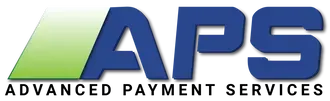 Aps advanced payment services logo on a white background
