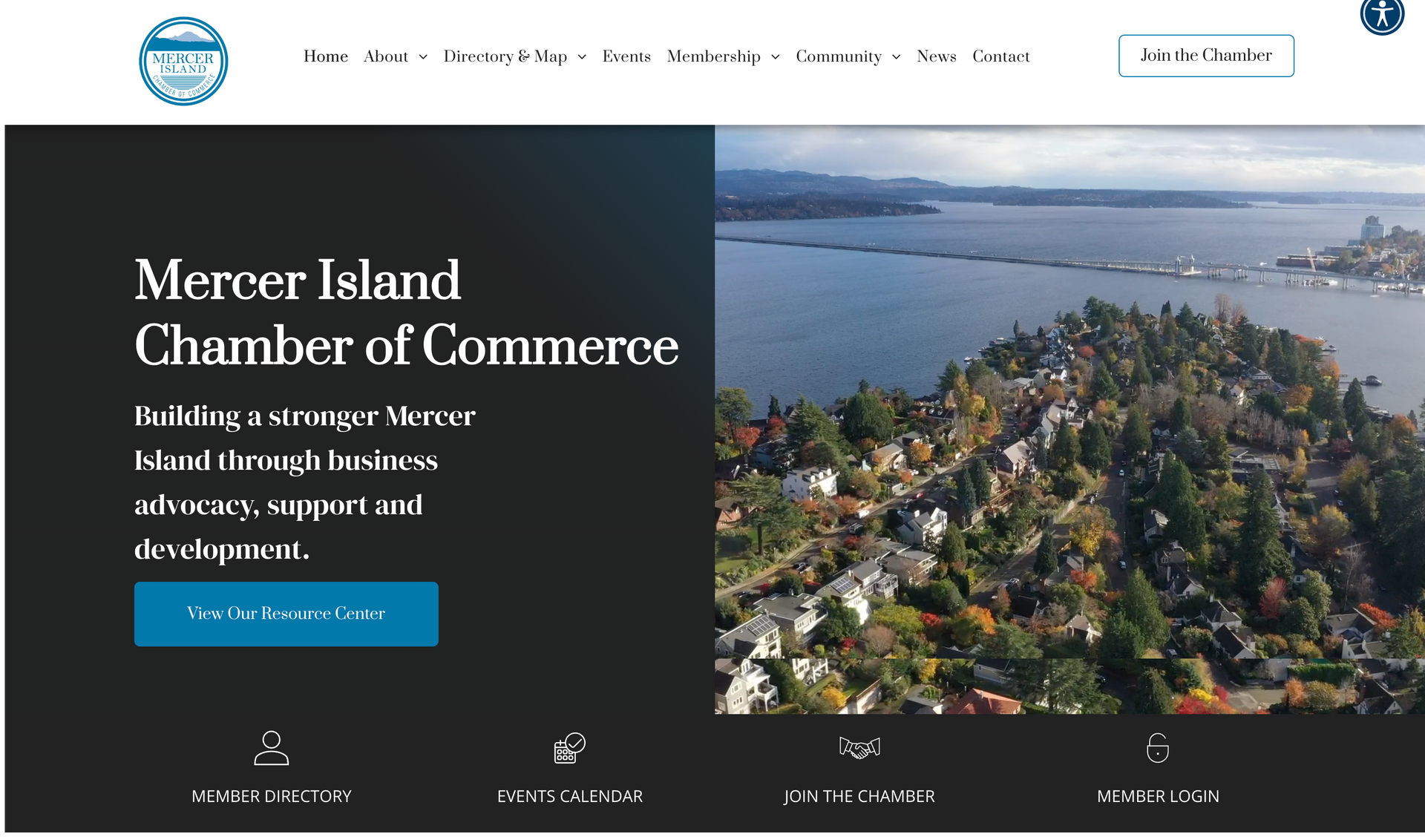 Pippily chamber of commerce website example