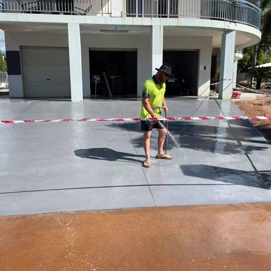 Concrete Driveway Installation — Mobcon Construction in Katherine, NT