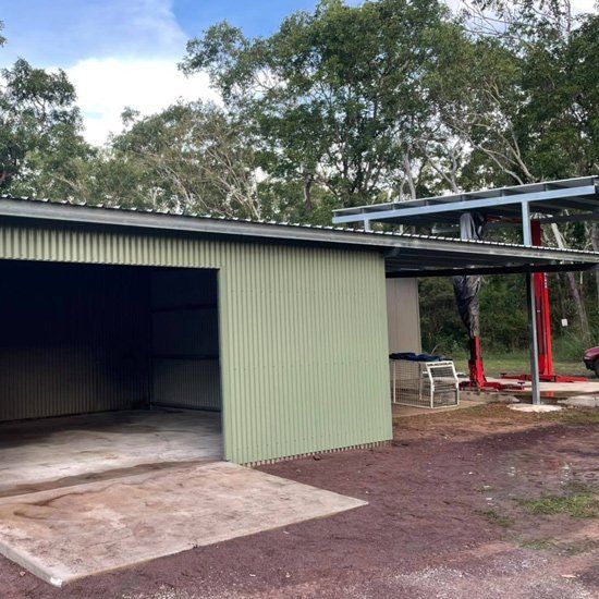 On Going Shed Installation — Mobcon Construction in Berry Springs, NT