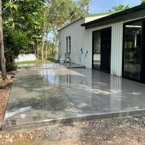 Outdoor Concrete Work — Mobcon Construction in Berry Springs, NT