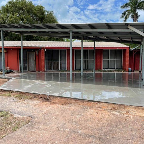 Professional Concrete Installation — Mobcon Construction in Katherine, NT