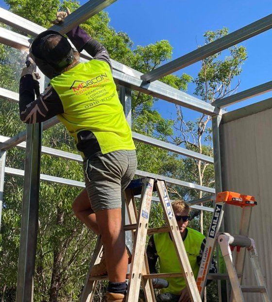 Welding Metals Together — Mobcon Construction in Berry Springs, NT