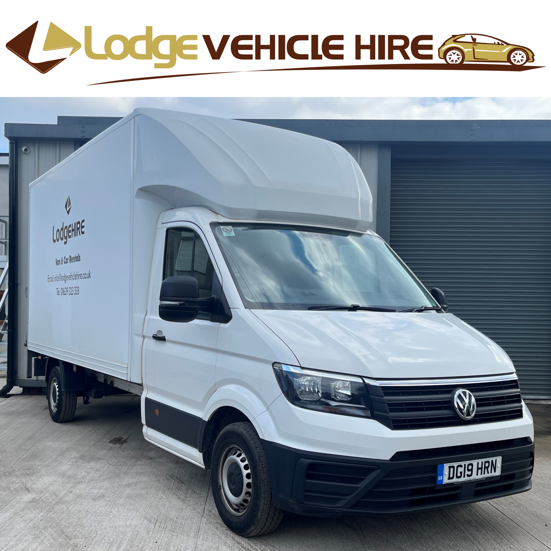 Rental vans for Luton at 77 pounds per day