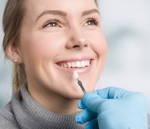 Woman Having A Dental Veneer — West Des Moines, IA — Westbrooke Family Dentistry