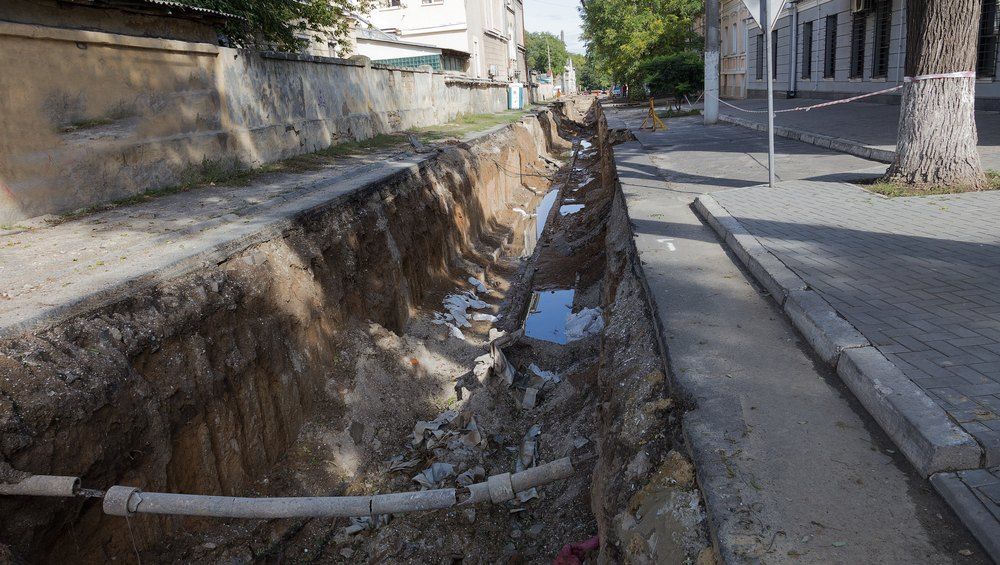 There is a Large Hole in the Ground on the Side of the Road — TCP Plumbing in Bonalbo, NSW