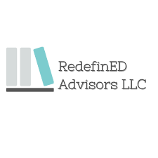 A logo for redefined advisors llc is shown on a white background.