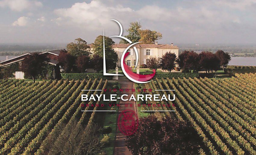 An aerial view of a bayle carreau vineyard